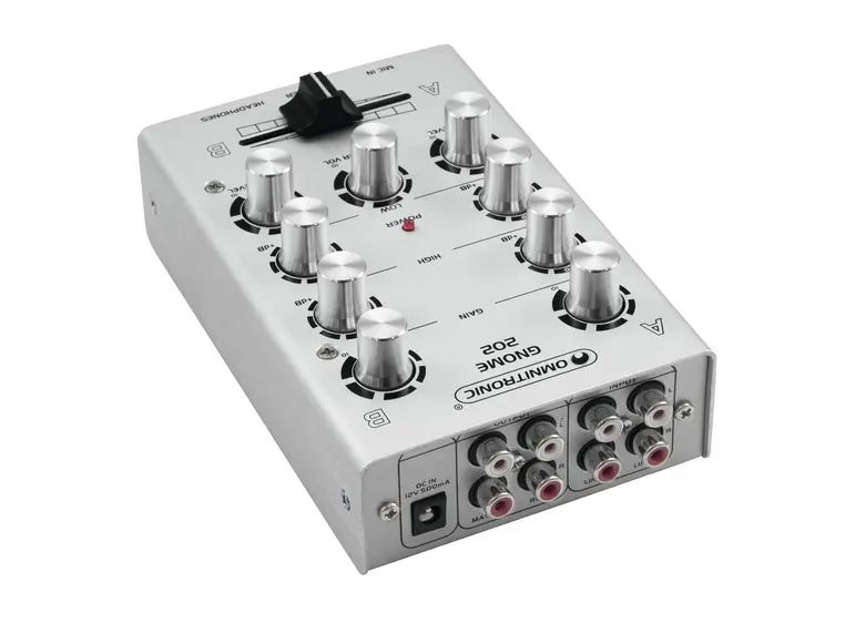 OMNITRONIC GNOME-202 Mini mixer silver 